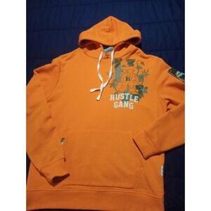 Grand Hustle Hustle Gang Large‎ Hustle Bear Hoodie T.I TIP Alanta Y2k Orange